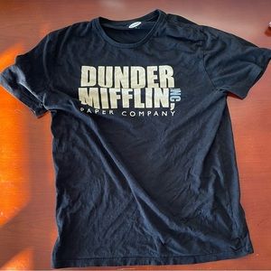 Black Dunder Mifflin T-Shirt